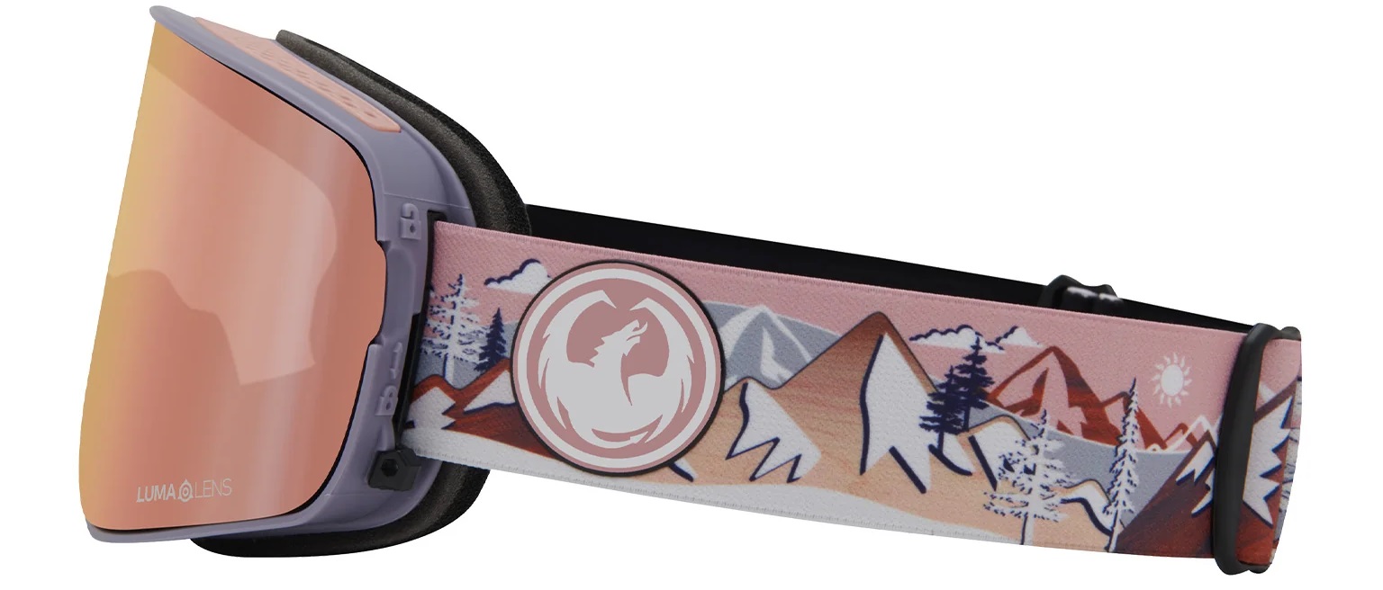 NFX2 Kimmy Fasani Sig 23 Lumalens Rose Gold Ion Snow Goggles