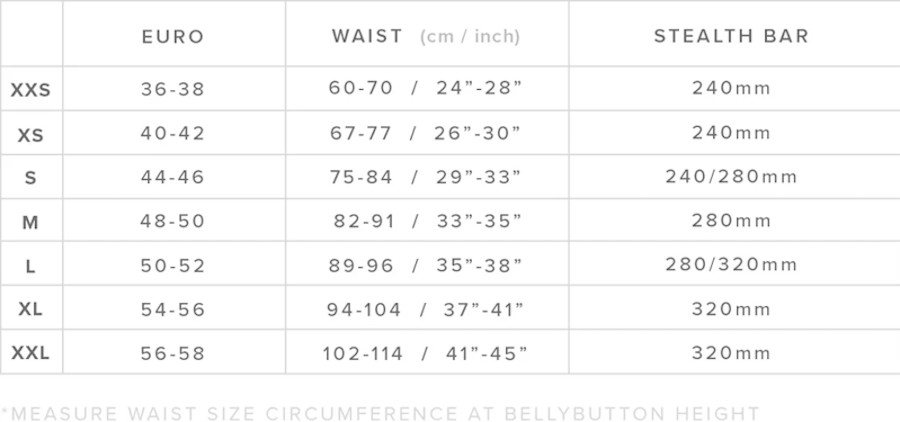 mystic-size-chart