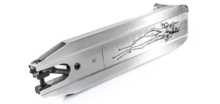 Ethic DTC Erawan V2 540mm Raw Scooter Deck