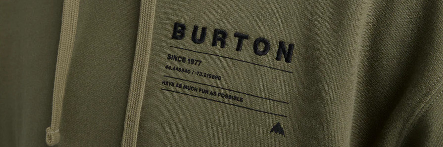 Burton Moretown Pullover Hoodie Forest Moss