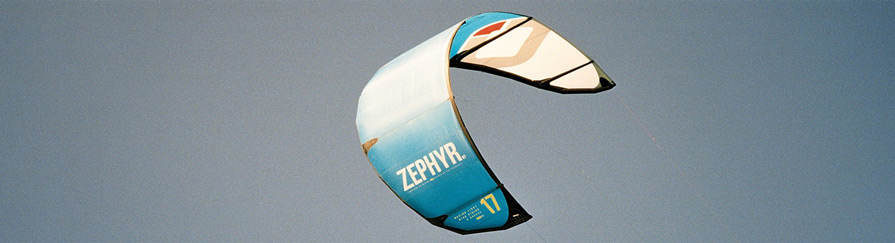 Ozone Zephyr V7 Light Wind Kitesurfing Kite - 17m