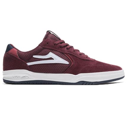 Lakai Atlantic Burgundy Suede Skate Shoes