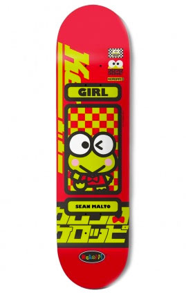 Girl Sanrio Tokyo Speed Malto 8.25 Skateboard Deck Graphic