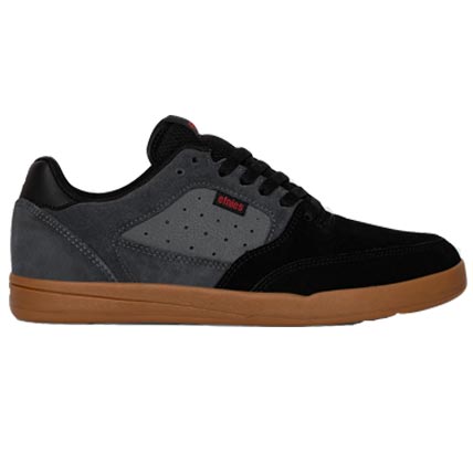 Etnies Veer Black Dark Grey Gum Skate Shoes