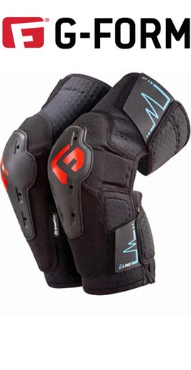 G-Form E-Line Knee Guard Black