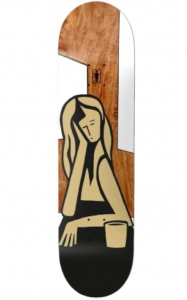 Girl Contemplation Simon Bannerot Skateboard deck