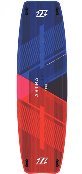 North Kiteboarding Astra TT Blue Coral Freeride Bigair Kiteboard Top Graphic