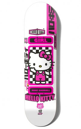 Girl Sanrio Tokyo Speed Carroll 8.0 Skateboard Deck Graphic