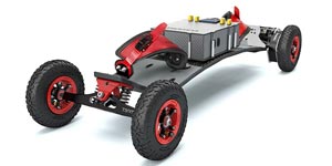 Trampa Pro Spur Drive Electric Mountainboard