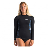 C-Skins UV Skins Womens Premium Long Sleeve Rash Vest Raven Black