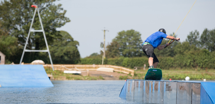Wakeboarding at WMSki in the Cotswolds
