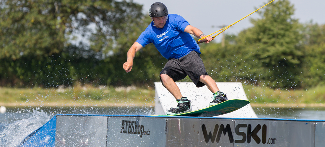 Wakeboarding with ATBShop at WMSki System 2.0