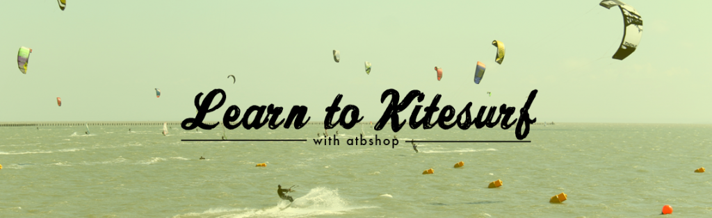 Learn to kitesurf banner atbshop