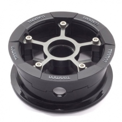 Trampa Black Gun Dirt Scooter Superstar Hubs