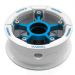 Trampa White Blue Dirt Scooter Superstar Hubs