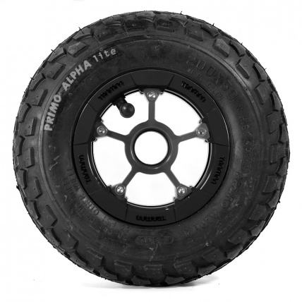Black Primo Alpha Lite Tyre on Superstar Wheel