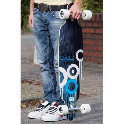 Atom Drop 36 inch Longboard in Blue