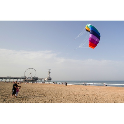 Cross Kites Air Rainbow 2 Line Powerkite in use