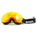 Anon M2 Black Snowboard Goggles Red SolX front view