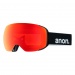 Anon M2 Black Red Sonar Zeiss Snowboard Goggles Right