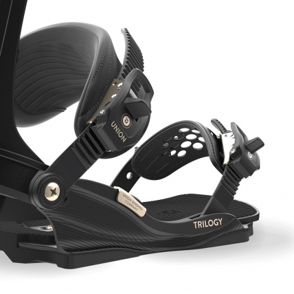 Union Trilogy Womens Snowboard Bindings Black buckles