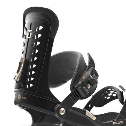 Union Trilogy Womens Snowboard Bindings Black high back