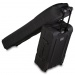 Dakine Low Roller Black Clipped to Luggage Bag