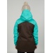 686 Womens Authentic Festival Insulated Coffee Jacket Model Back View