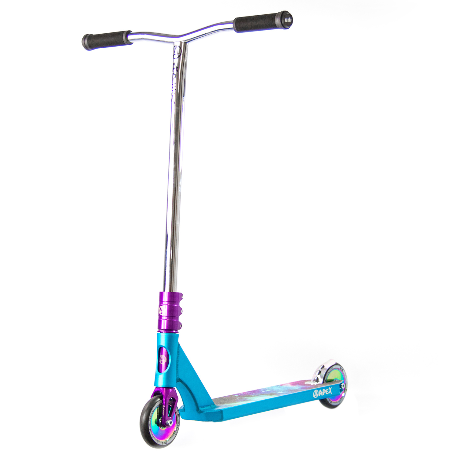 Apex Kraken Custom Pro Scooter Blue Purple And Chrome Atbshop Co Uk