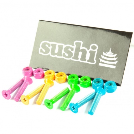 Sushi Coloured 1 Inch Bolts