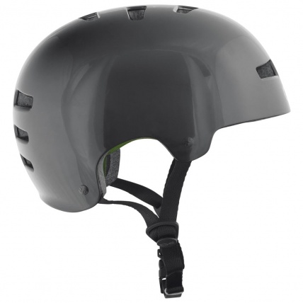 TSG Evo Helmet in Injected Black Side