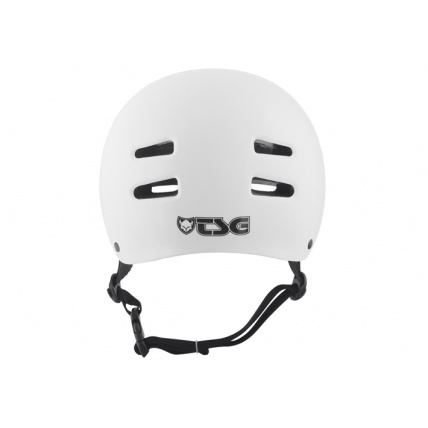 TSG Evo Helmet in Injected White Back