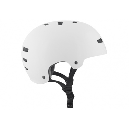 TSG Evo Helmet in Injected White Side