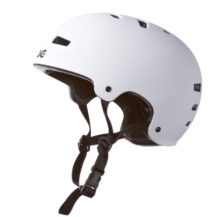 TSG Skate BMX Helmet in Injected White Side