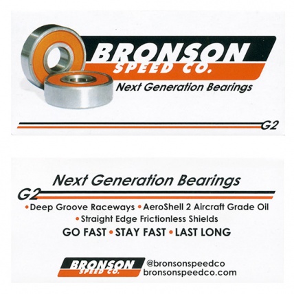 Bronson Speed Co G2 Bearings Info