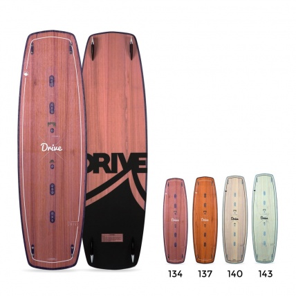 Liquid Force Drive Kiteboard size range