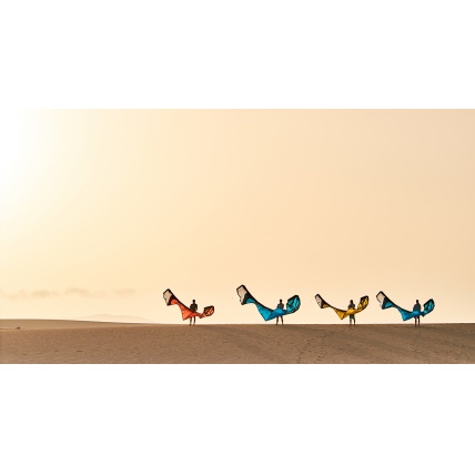 Ozone Enduro V2 Freestyle Kitesurfing Package in use
