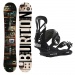 Burton Blunt Snowboard with Union Flite Pro Bindings in Black