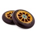 River Wheel Co. Rapids 110mm The Angler wheel Black on Gold Double