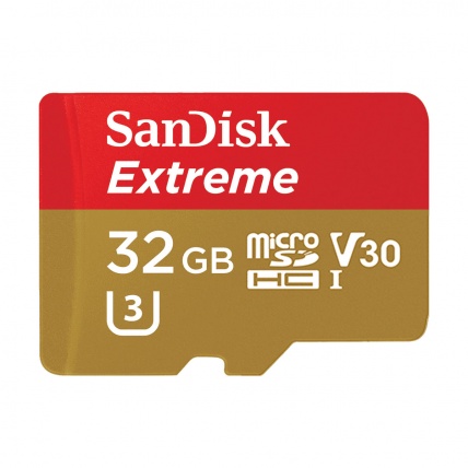Sandisk 32GB Extreme MicroSDHC Card