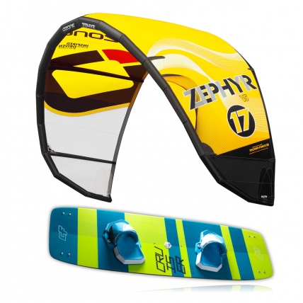 Ozone Zephyr V5 Lightwind Kitesurf Package