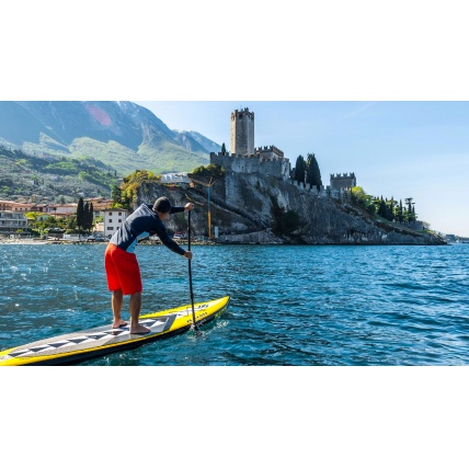 Naish One 12ft 6in Racing/ Touring iSUP Paddleboard in use