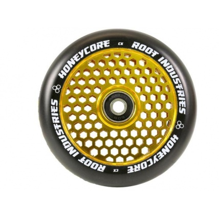 Root Industries Air Wheel 110 Honeycore Gold on Black