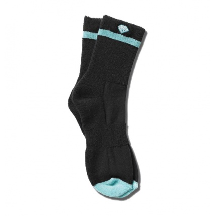 Diamond Pro Socks in Black and Diamond Blue