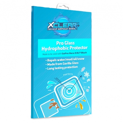 XClear Hero 8 Glass Lens & Screen Hydrophobic Pro Protector