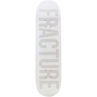Fracture - Fade White 8.25 Skateboard Deck