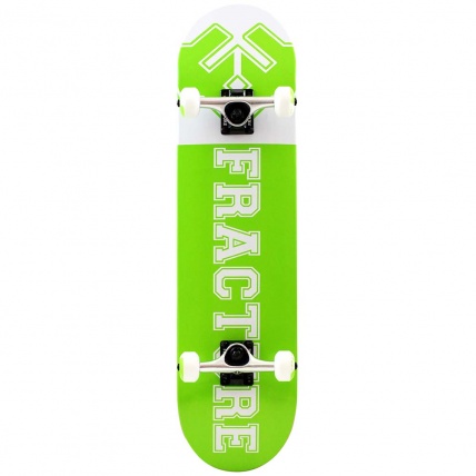 Fracture Complete Uni Skateboard Green 7.75