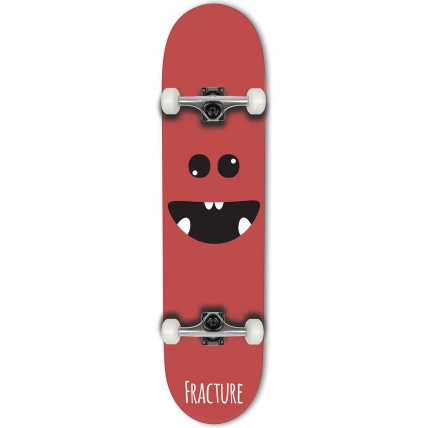 Lil Monsters Red Complete Skateboard 8.0