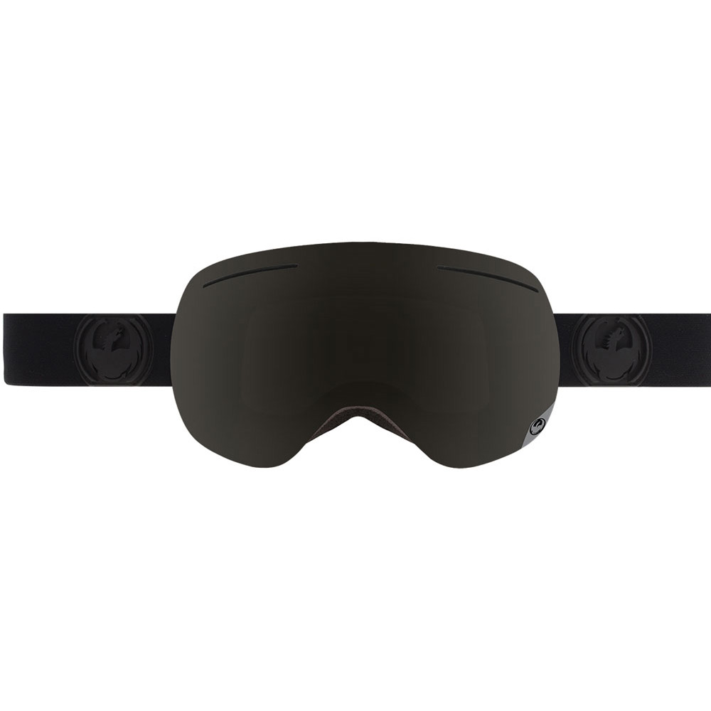 Dragon Alliance X1 Ski Goggles Knight Rider/Dark Smoke Lens Black Large 
