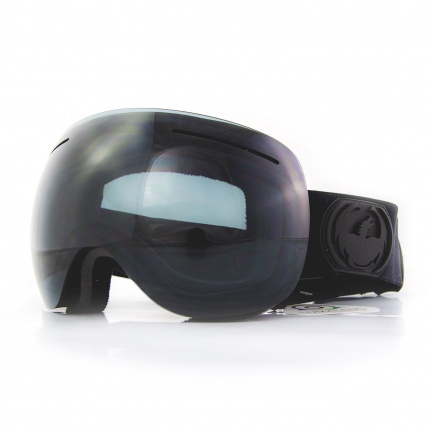 Dragon X1 Knightrider Dark Smoke 3 Lens Snow Goggles